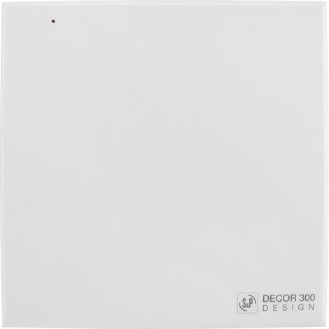Aérateur extra-plat design, 250 m3/h, 25W, hygro et tempo réglable, D 150 mm S&P (UNELVENT) 401455 (1/4)