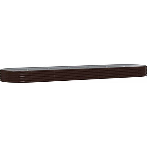 Maison Exclusive - Hochbeet Verzinkter Stahl 523x140x36 cm Braun