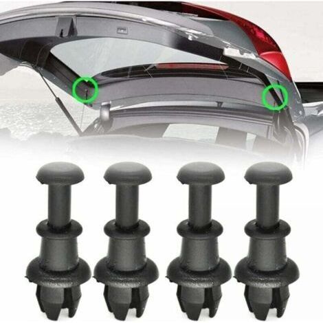 Lot de 4 clips de fixation pour étagère arrière pour Audi A3 S3 8P 8V Q5 SQ5 8R Q2 Q3 pour VW Golg MK5 MK6 R R32 GTI Tiguan MK1 Polo 6R 6C 2G Up T-cross 8P0862528 1M6867574A (1/5)