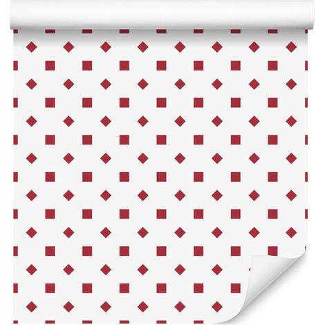 Papier peint à pois blancs, pose libre pour salon et chambre 50x1000 cm (1/5)