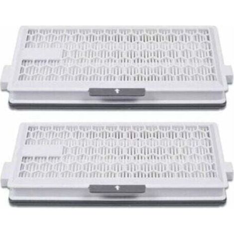 Airclean Plus 50 HEPA-Filter für die Miele Staubsauger Complete C3 Powerline, S8340 und Air Clean SF-HA 50, kompatibel mit den Modellen Complete C2, C3, Compact C1 und C2-2. 2 Ersatzteile enthalten. (1/4)