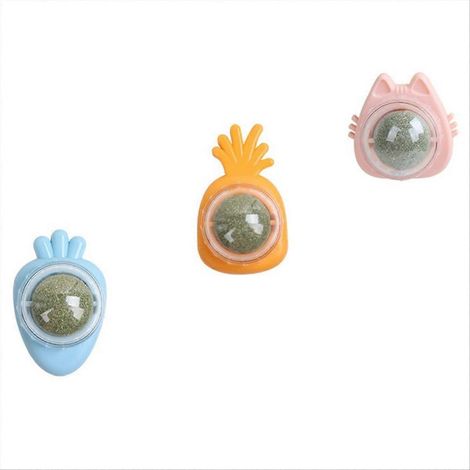 Jouet pour chat Balle de menthe pour chat Jouet d'intérieur pour chat Les dents du chat sont propres (1/5)