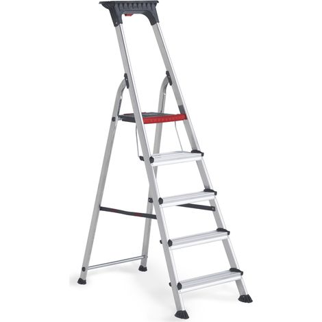 Altrex Double Decker escalera de aluminio plegable 6 peldaños DD6 Altura de trabajo 3.25m6 peldaños DD6 Altura de trabajo 3.25m EN131 (1/6)