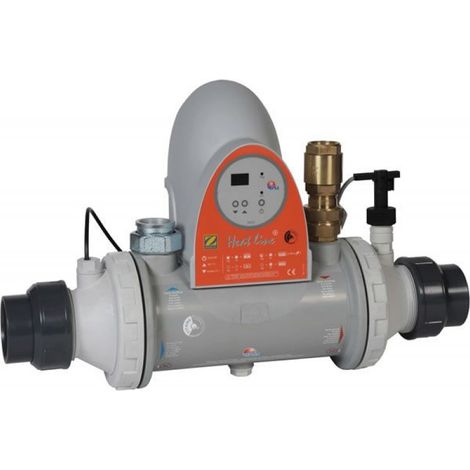Chauffage de piscine Zodiac heat line plus 40kw titanium 56x38 cm (1/2)