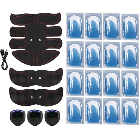 Stimulateur Abdominal EMS Portable - Patch d'Entraînement Musculaire Rechargeable (1/5)