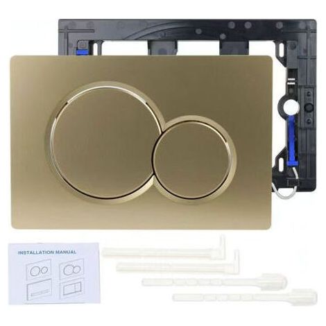 Plaque de commande WC Geberit Sigma 01 – Installation sans outils – Compatible avec réservoirs à deux volumes – Finition métal durable - SIGMA01 (1/3)