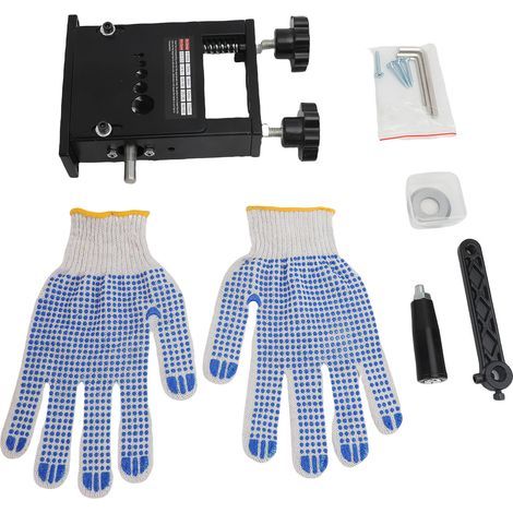 Wire stripper, 6 holes, 5 blades, diameter 1 to 17 mm, manual or drill-powered (1/3)