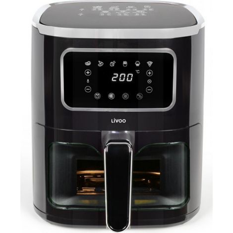 Friggitrice ad aria nera da 5 litri e 1450 W - DOC341 - Livoo