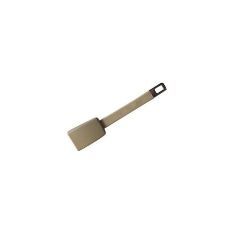 Extensor universal para cinturón de seguridad de coche - 1 pieza - Extensor de cinturón de seguridad ajustable - Extensor de hebilla de cinturón de seguridad - Beige - Crezuo