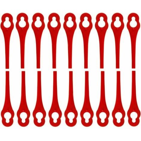 Lot de 100 lames de rechange pour tondeuse Florabest LIDL FRTA 20 A1, FAT 18B2, FAT 18B3 (1/5)