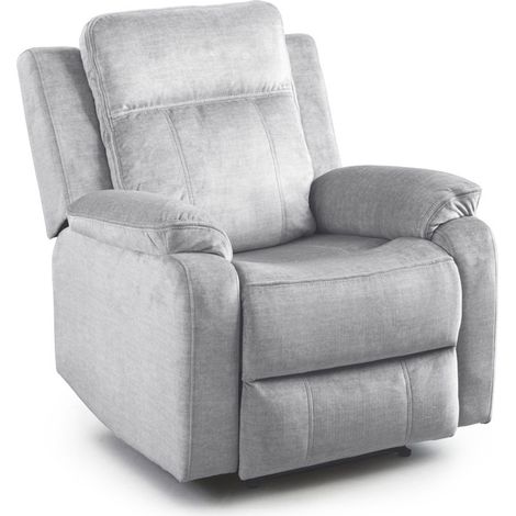 Home Heavenly® - Sillón Relax REIMON, sillón reclinable de 3 posiciones, Apertura por palanca Color: Gris (1/5)