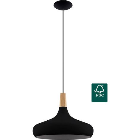 Lampada sospesa Sabinar E27 1x40W H: 110 cm Ø40 cm Dimmabile