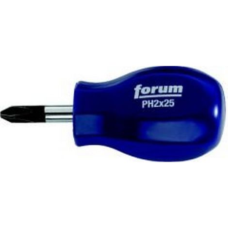 Phillips Cacciavite Breve Ph, Dimensione: Ph 1, Lunghezza La Lama 25 Mm, Lunghezza Totale 79 Mm, Diametro Della Lama: 4,5 Millimetri