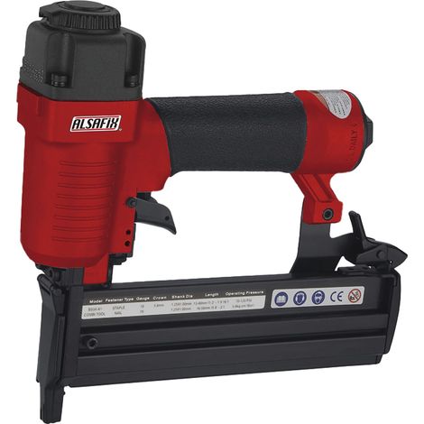 Alsafix Kombinagler 05J/50 P1 Nagler für profilierte Materialien, geringes Gewicht, gummierter Handgriff, Lieferung im Koffer, Nagellänge 16-50 mm, 1,4 kg (1/5)