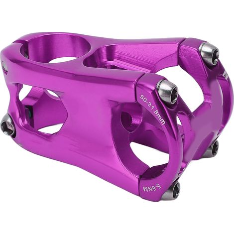 ZTTO Potence Vélo Alliage Aluminium 31.8mm pour VTT et Route Courte Tige Violet (1/5)