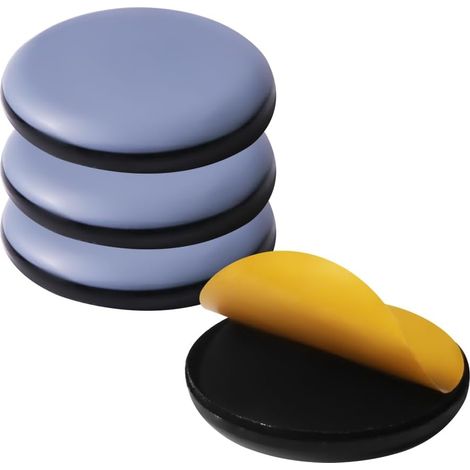 Teflongleiter Selbstklebend Profi Möbelgleiter/Teppichgleiter PTFE Rund&Quadratisch