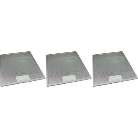3 x Universal Cooker Hood Metal Grease Filter 280mm x 320mm (1/2)
