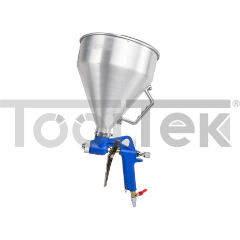 GEKO G01145 PISTOLA AEROGRAFO AD ARIA SERBATOIO ALLUMINIO 4,5lt 4,6,8mm