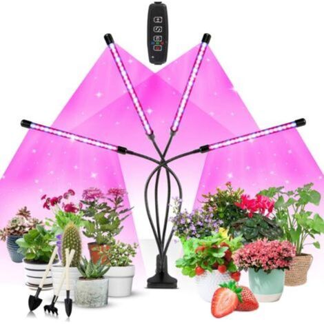 Plant Lamp, 80 LEDs Grow Light LED Horticultural Lamp for Plants with 4 Heads Lamp, Full Spectrum Growth (1/5)
