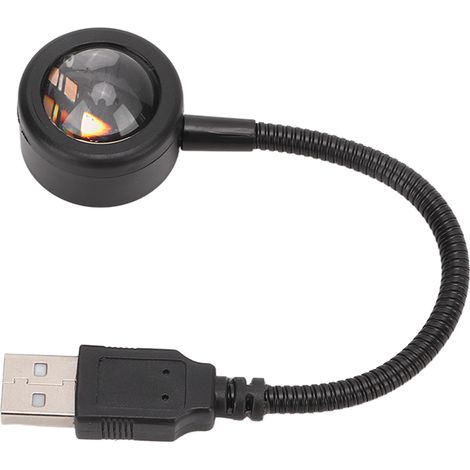 5V 0,15W sternförmige USB-Nachtleuchte, mehrere Modi, universelles romantisches Sonnenuntergangslicht, ideal für Auto, Dach oder Zuhause. (1/5)