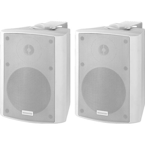 Monacor MKA-50SET/WS Set de haut-parleurs 2 voies à montage en saillie 10 W 1 paire(s) W980111