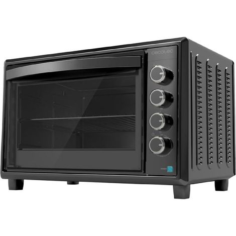 Cecotec Horno Convección de Sobremesa de 60 Litros Bake&Toast 6090 Black Gyro. 2200 W, Luz Interior, 12 Funciones, Temperatura hasta 230º, Puerta de doble Cristal, Incluye Rustidor Giratorio (1/5)