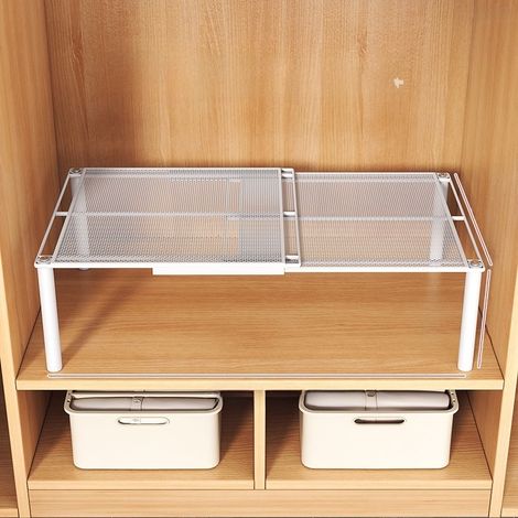 LOLLANDA Étagère extensible pour armoire, étagère réglable, organiseur de bureau (1/5)
