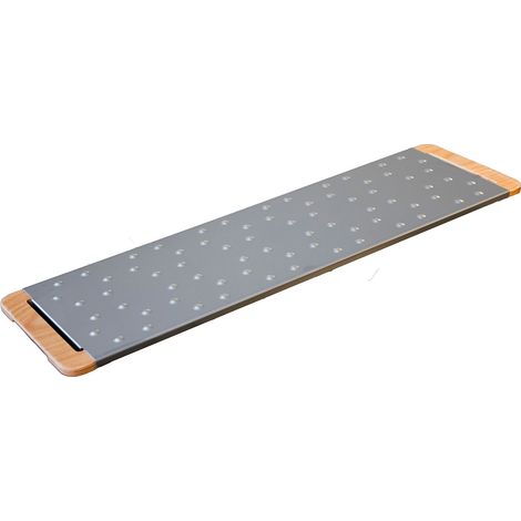 Tagliere da Cucina 68X21,5 cm In Legno e Acciaio Giusto (1/2)