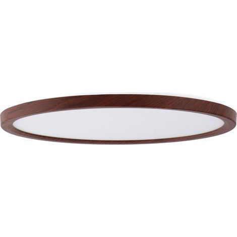 IluminaShop - Plafon LED Soft 24W Wood Walnut IP20  3000+4000+6000 (1/2)