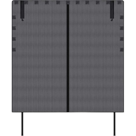 Moustiquaire hayon Voiture,150x150cm Tente d'ombrage et Ventilation pour l'extérieur,Conçu pour les SUV doté d'une fermeture à glissière (1/5)