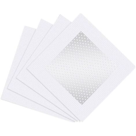 BUNTHAUS 4 Pièces Patch de Réparation de Muren Aluminium, Patchs autocollants en aluminium pour Plaque de Plâtre pour Cloison Sèche (150 mm) (1/4)