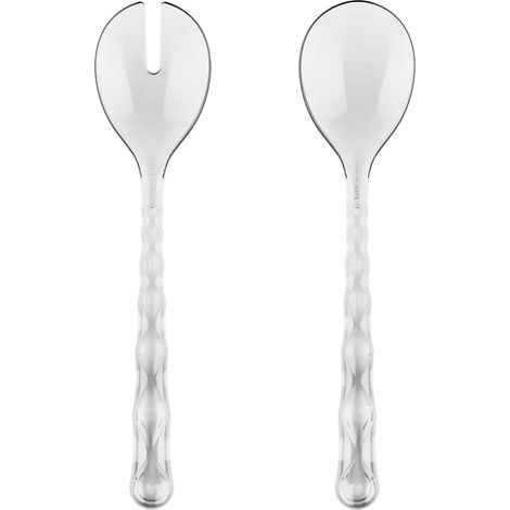 Cubiertos Vanity para ensalada transparentes 276x63