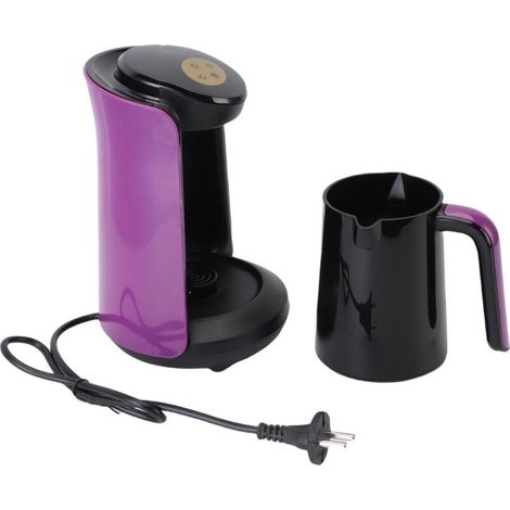 400W Turkish coffee maker, 6 cups, with temperature control, LCD screen, 3 heating modes, for home and travel, EU plug (1/5)