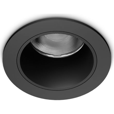 Ideal Lux Faretto ad incasso Collezione QUARK 1 luce LED integrato nero alluminio