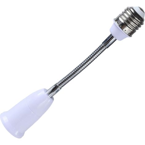 Rallonge de douille d'ampoule E27 vers E27 avec adaptateur de lumière réglable pour améliorer l'éclairage (1/5)