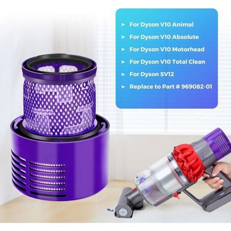Filtres pour aspirateur Dyson V10 - - Lot de 2 filtres - Compatibles avec Dyson V10 SV12 ENEAOCT (1/5)