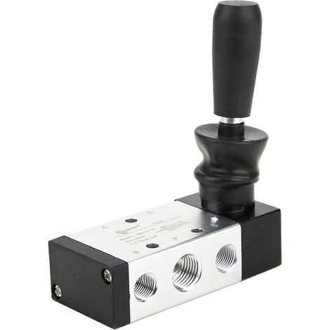 Vanne de commande manuelle pneumatique à 5 ports et 2 positions, à levier manuel, 00,8 MPa (4H210-08) (1/4)