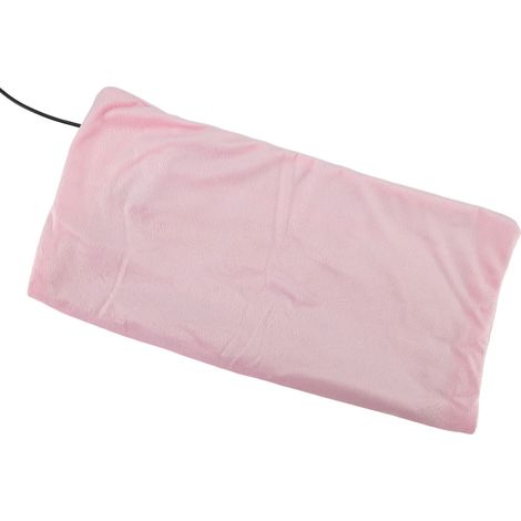 Couverture chauffante électrique rose, alimentation USB, basse tension, pour la maison (1/5)