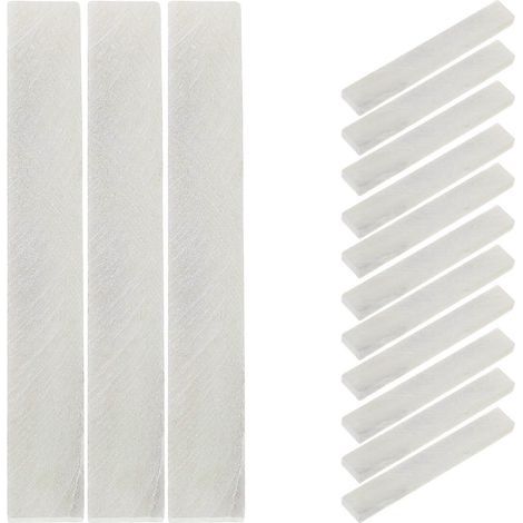 21 Minen für Specksteinmarker, Specksteinstifte, Schweißerkreide und Specksteinstifte für Stahl und Fliesen. – 6,8 x 0,8 cm – Weiß (1/4)