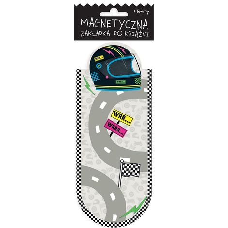 Segnalibro magnetico ovale a forma di casco