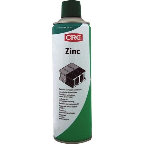 Zinc 500 ml de barniz protector de zinc verde mate en spray (por 12) (1/2)