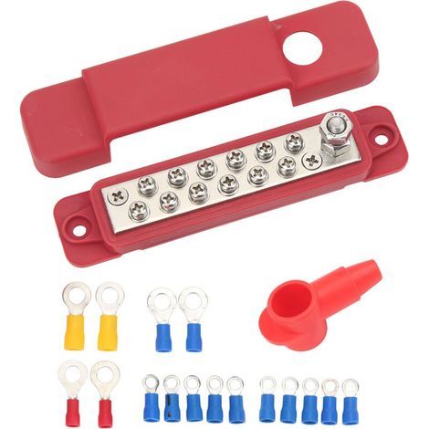 Module de distribution d'énergie en acier inoxydable ABS zinc-Oy-B à 12 pôles, module de barre omnibus à 12 pôles, module de barre omnibus pliable marin, module de distribution d'énergie marine, adapt (1/5)