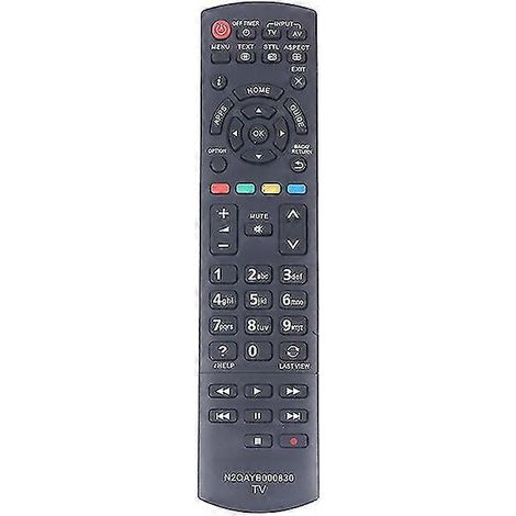 Télécommande de remplacement N2qayb000830 pour téléviseur LED Panasonic N2qayb000830 (1/4)
