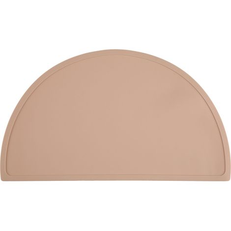 Lot de 1 set de table antidérapant pour enfants salle à manger 41,5 x 24 cm en silicone bleu (1/4)