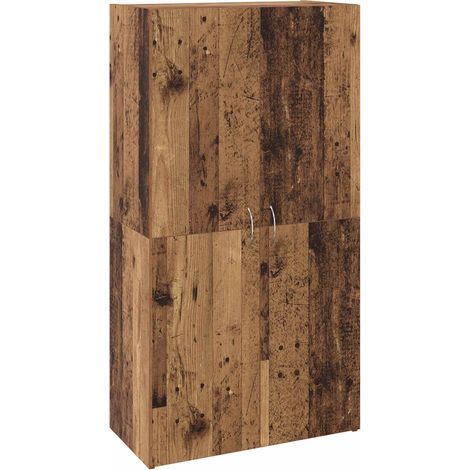 Maison Exclusive - Mobile per Ufficio con lo scaffale Rovere Nero 60 x 32 x 115 cm