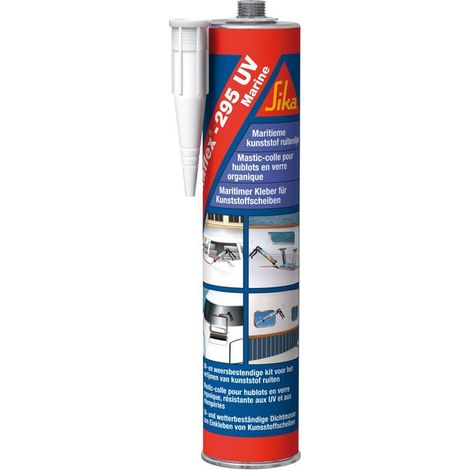 Cartouche colle-mastic SIKAFLEX 295 UVSIKA - SIKA - noir - 300 ml