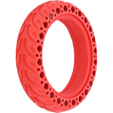 Stoßdämpfender Reifen 8,5 x 2,0 für Xiaomi M365 Pro Elektroroller (Rot) – Strapazierfähiger Vollgummireifen (1/5)
