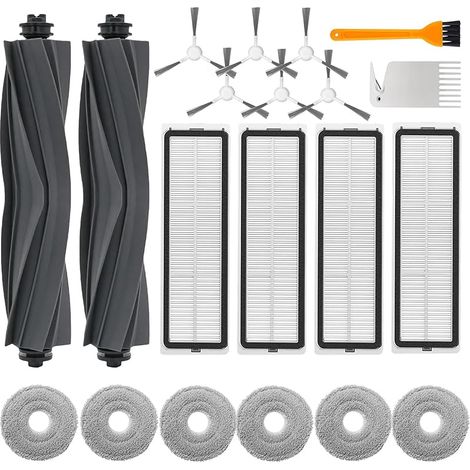20 accesorios FOREHILL para aspiradora Dreame L10s Ultra / L10 Ultra / L10 Prime / Xiaomi X20+ con 2 cepillos principales 6 (1/5)