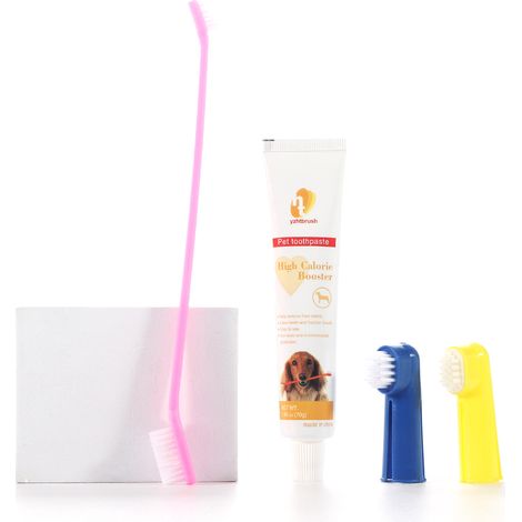 cepillos de dientes, cabezal ancho, cabezal pequeño, cepillo de dedo, limpieza multiángulo, perro (1/5)