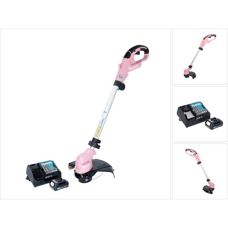 Makita – Coupe-bordure à batterie 12V avec chargeur – Tige télescopique réglable – Système XPT – UR100DSAP